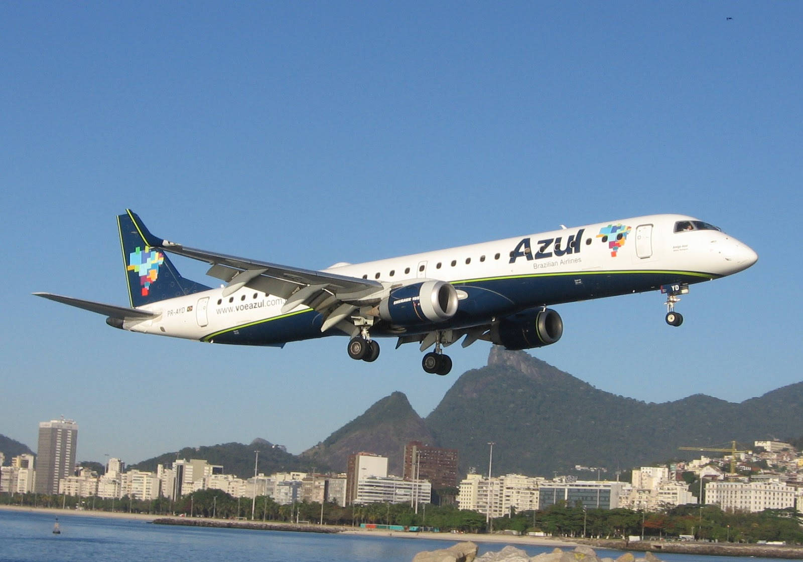 Azul Airlines Aircraft Amidst Stunning Mountainous Landscape