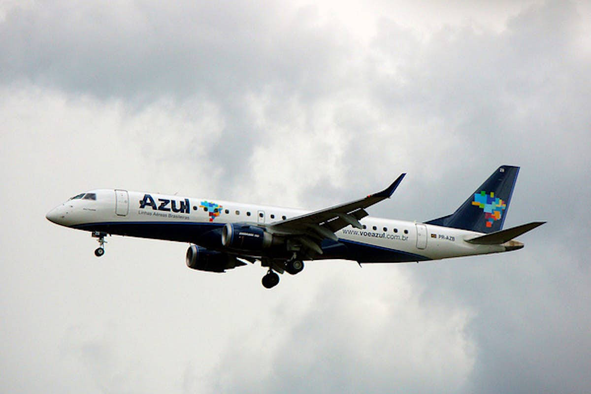 Azul Airlines White Clouds