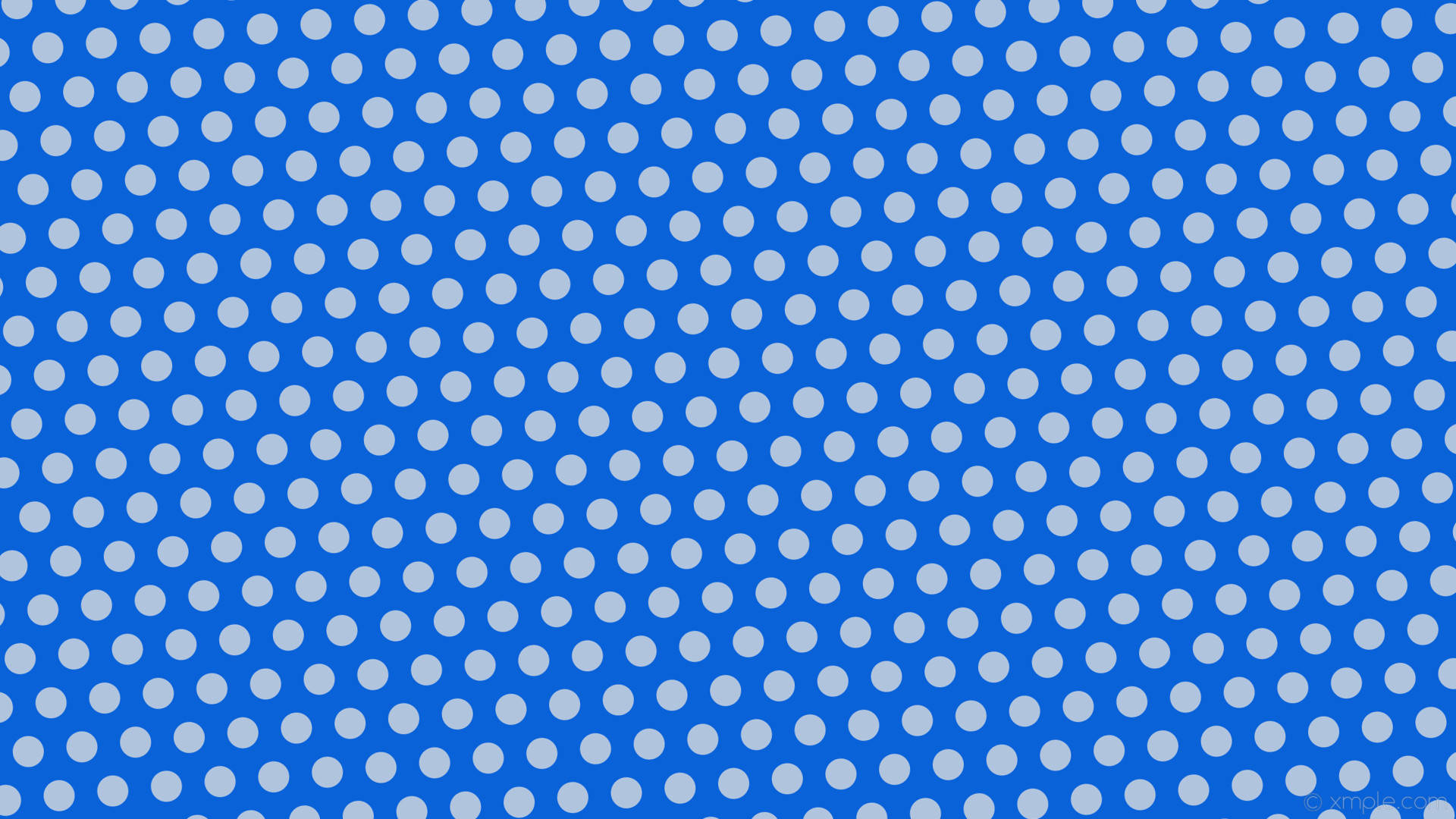 Azure Blue With Gray Polka Dots Background
