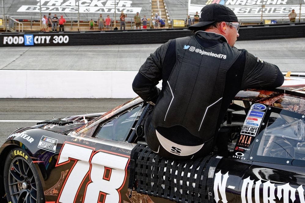 B.j. Mcleod Getting Out Of Car Background