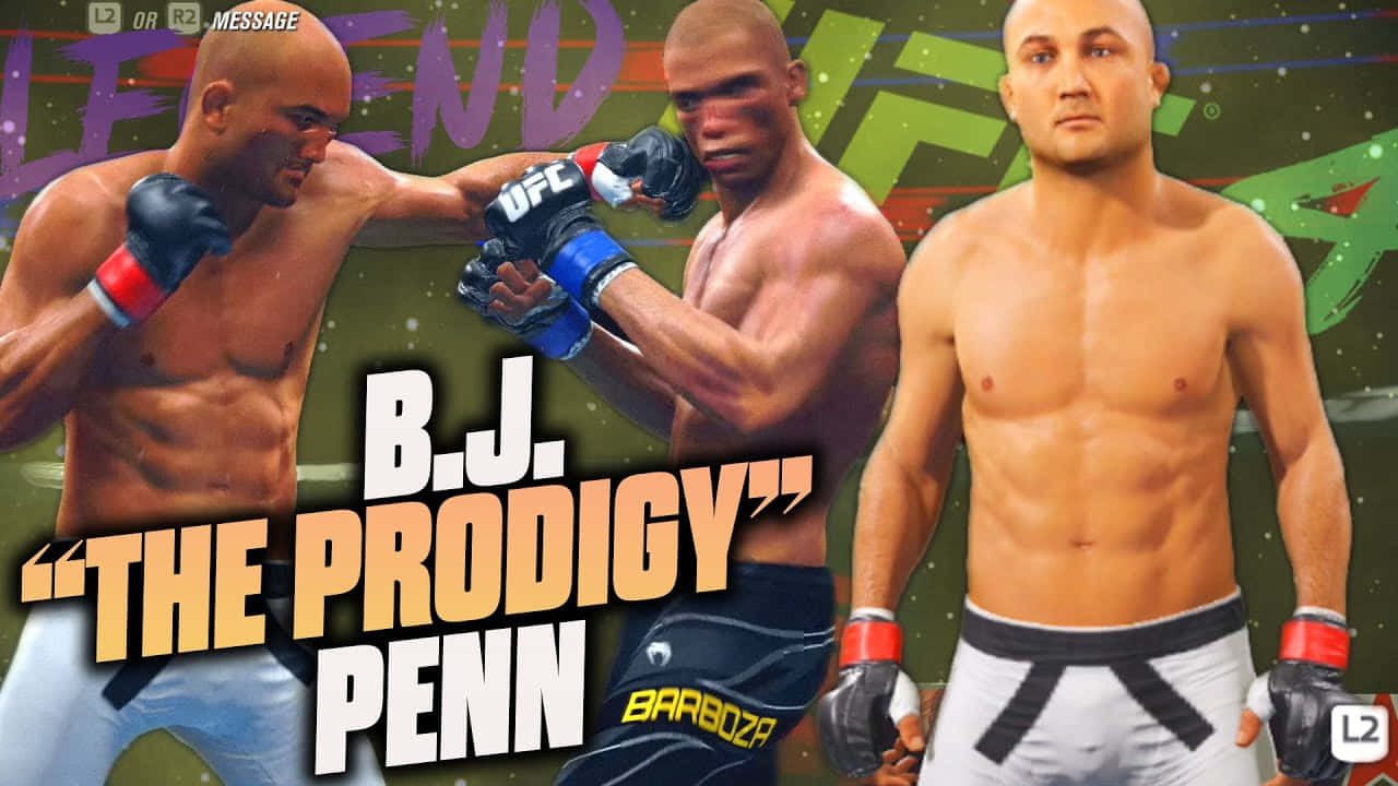 B.j. Penn 3d Ufc Poster