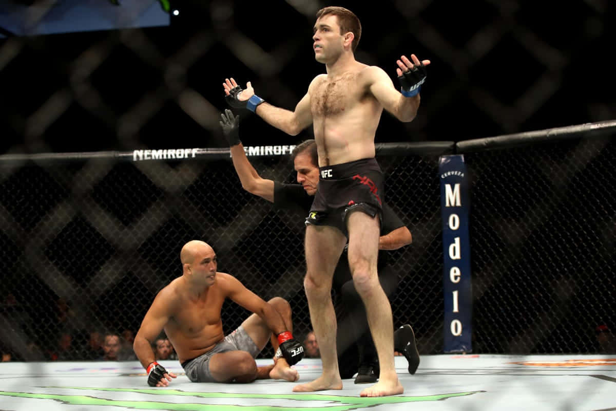 B.j. Penn And Ryan Hall Fight