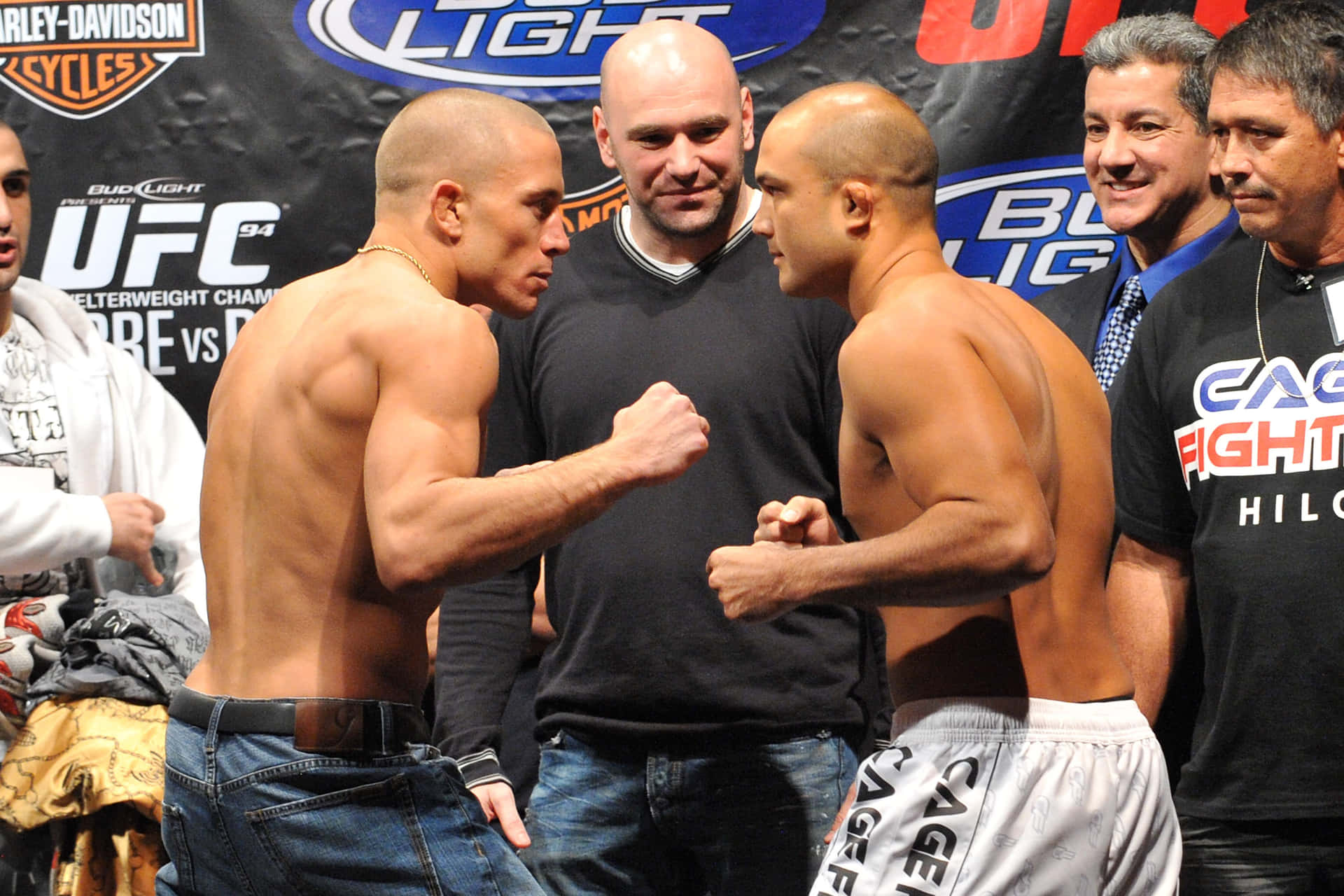 B.j. Penn Vs Georges St-pierre Background