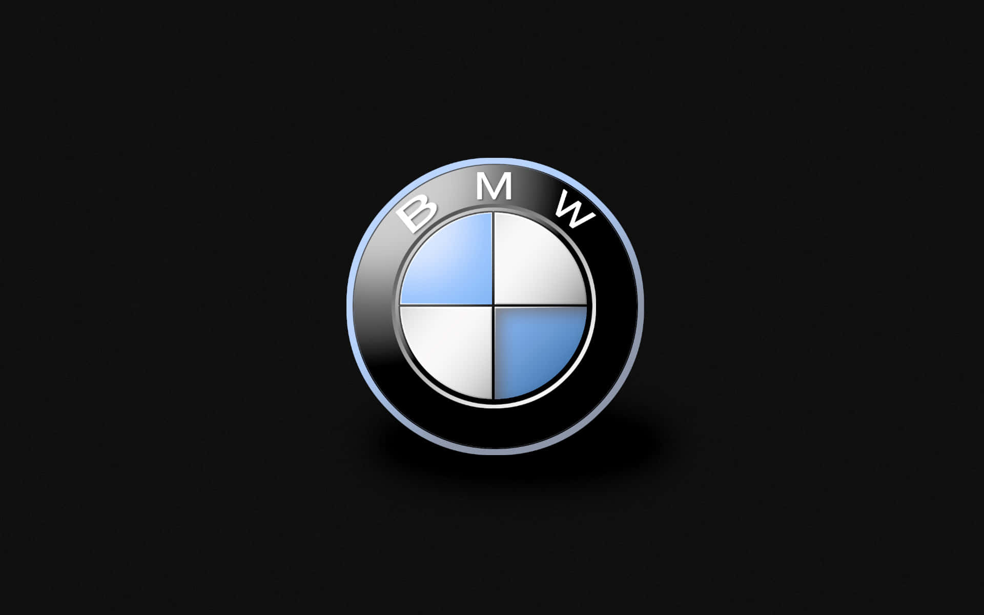 B M W Logo Black Background Background