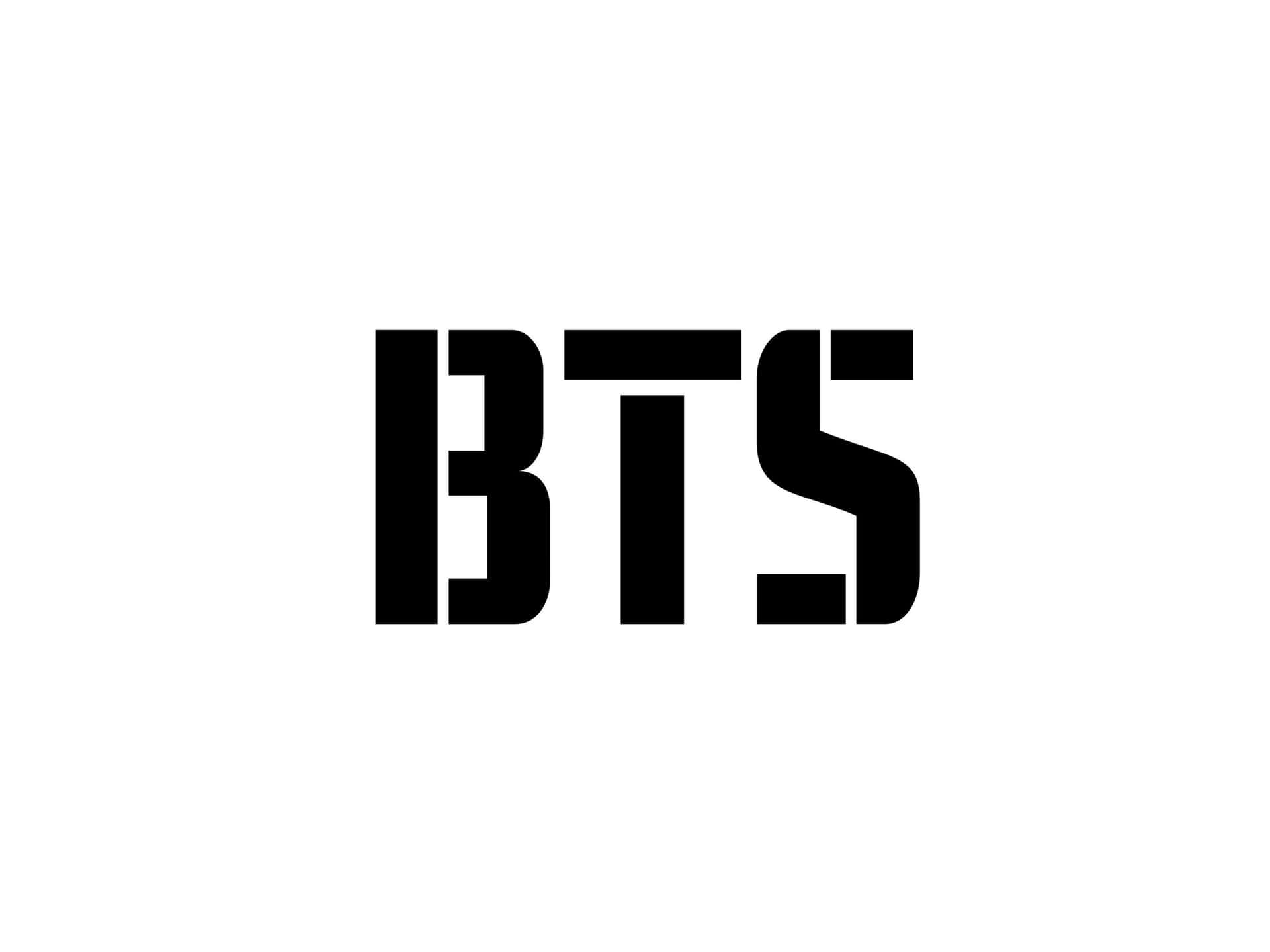B T S Logo Blackand White