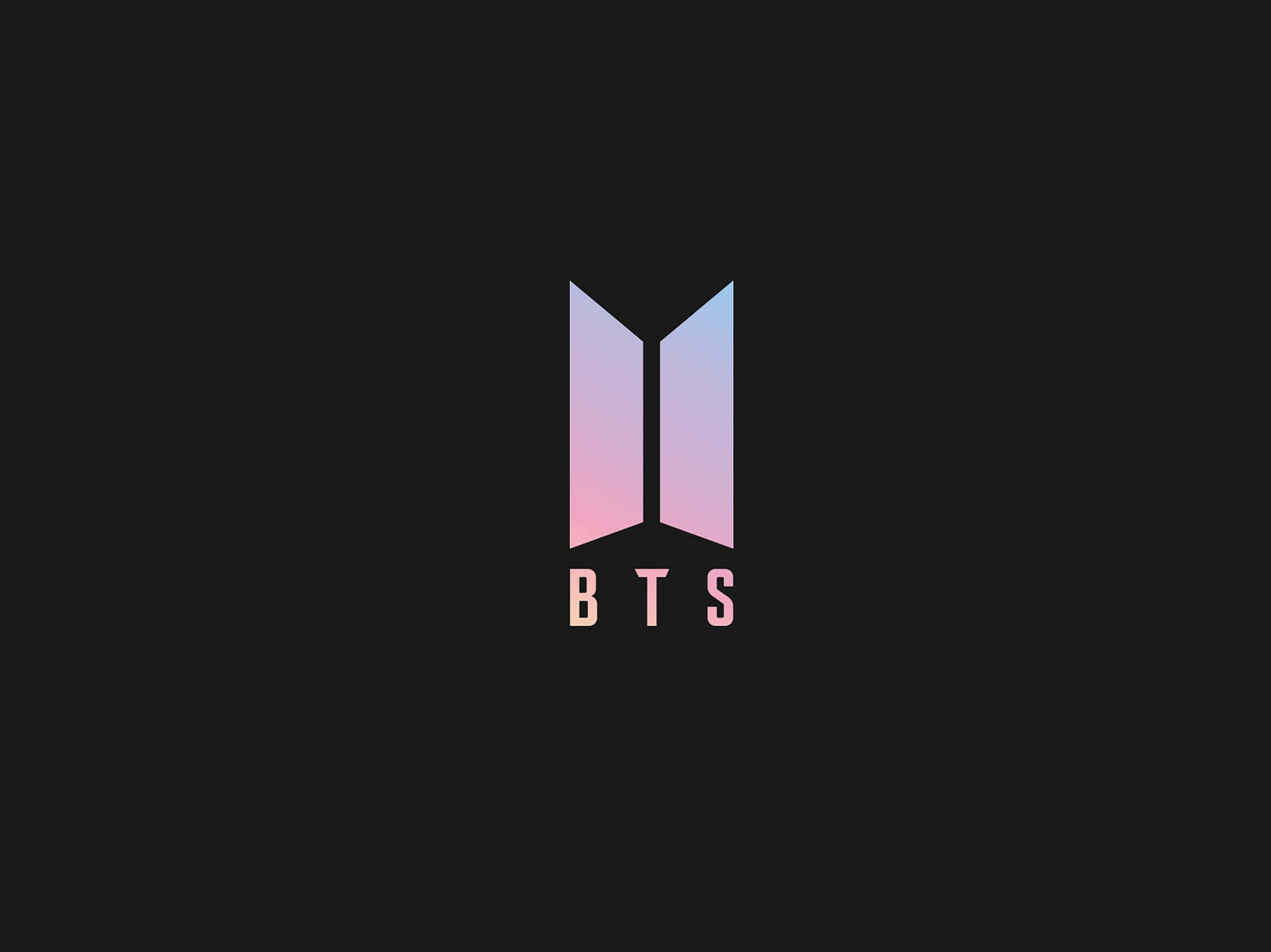 B T S Logo Gradient Background Background