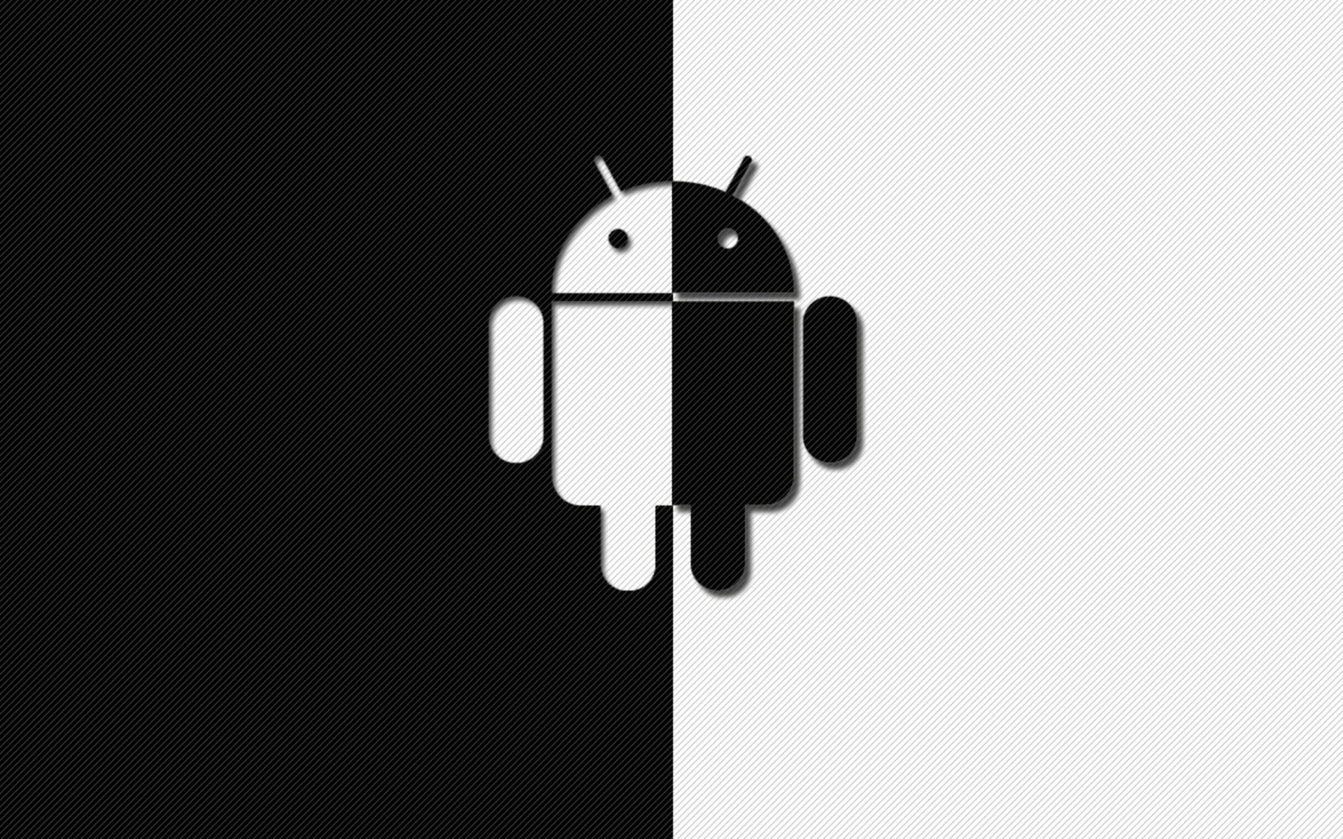 B&w Android Desktop Background