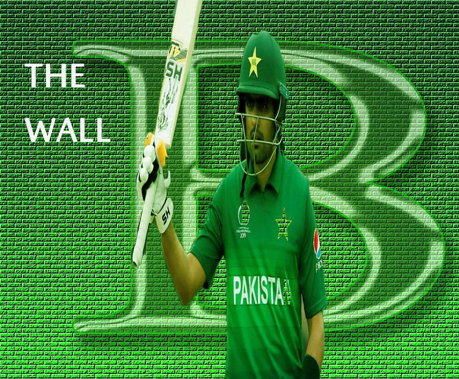 Babar Azam The Wall Background