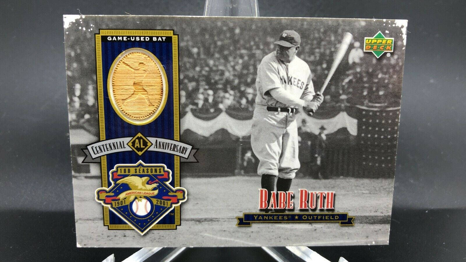 Babe Ruth Centennial Anniversary Badge Background