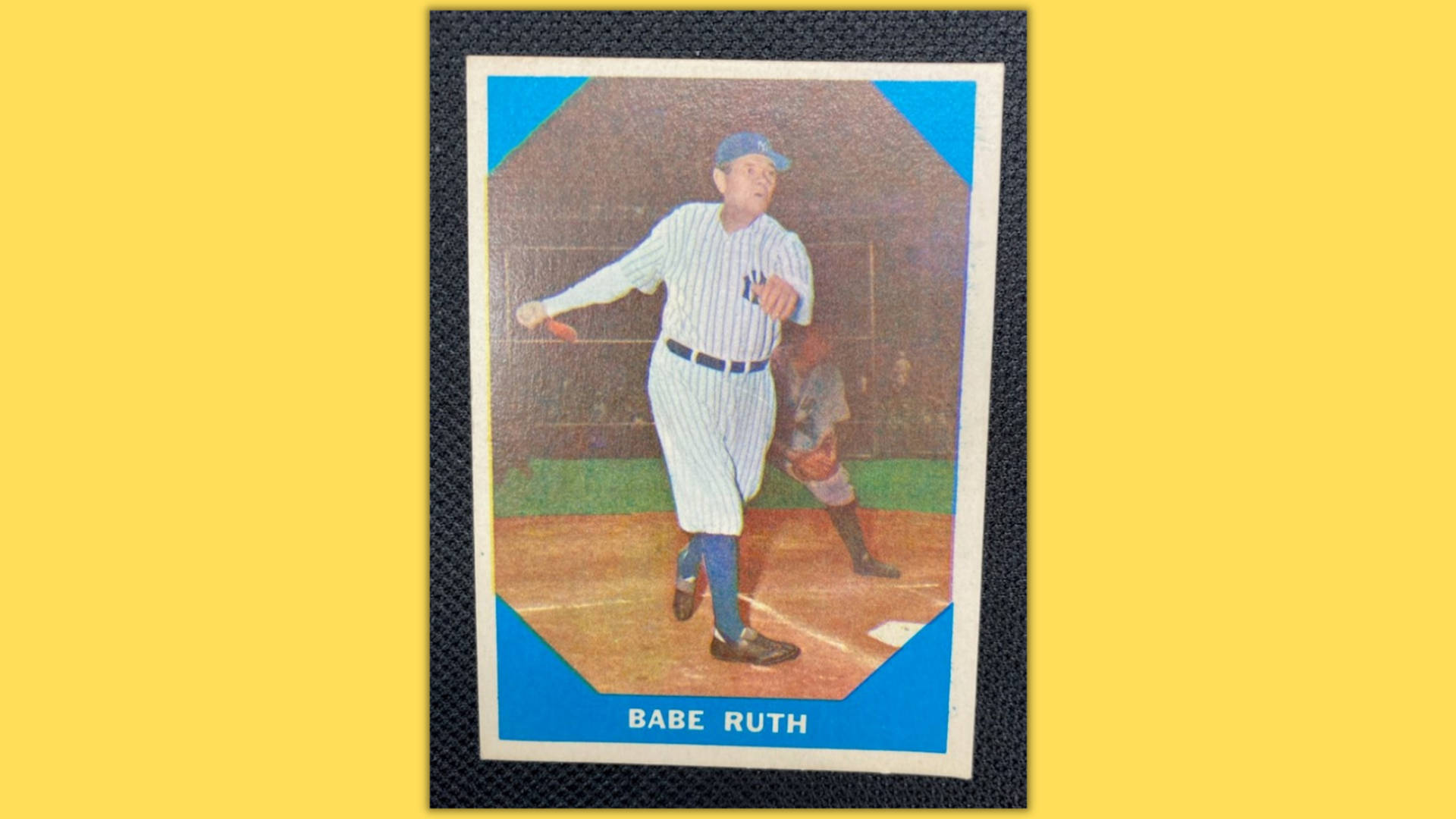 Babe Ruth Portrait Background
