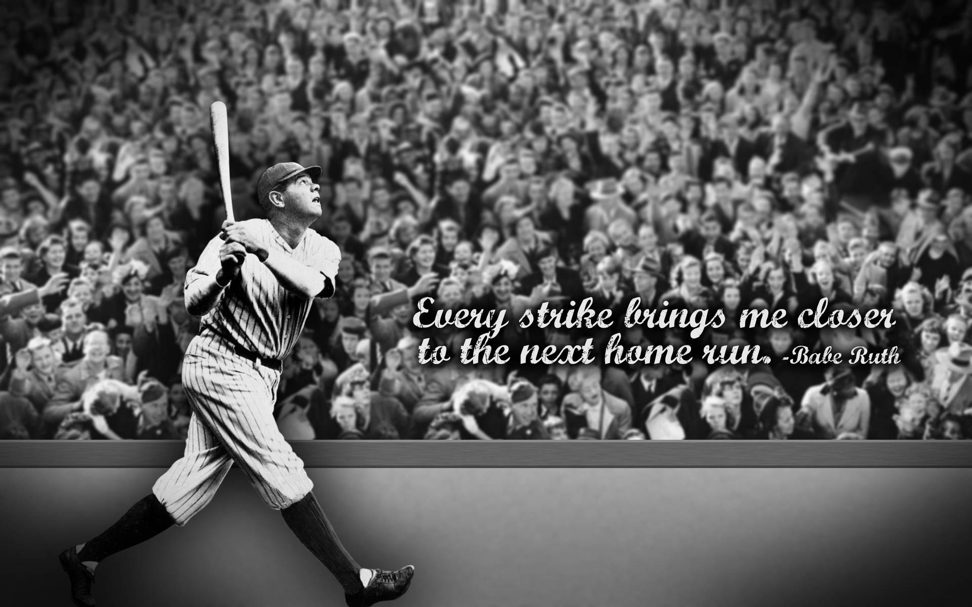 Babe Ruth Quote Background