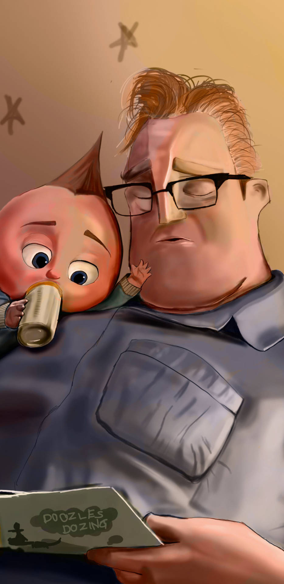 Baby And Daddy Incredibles 2