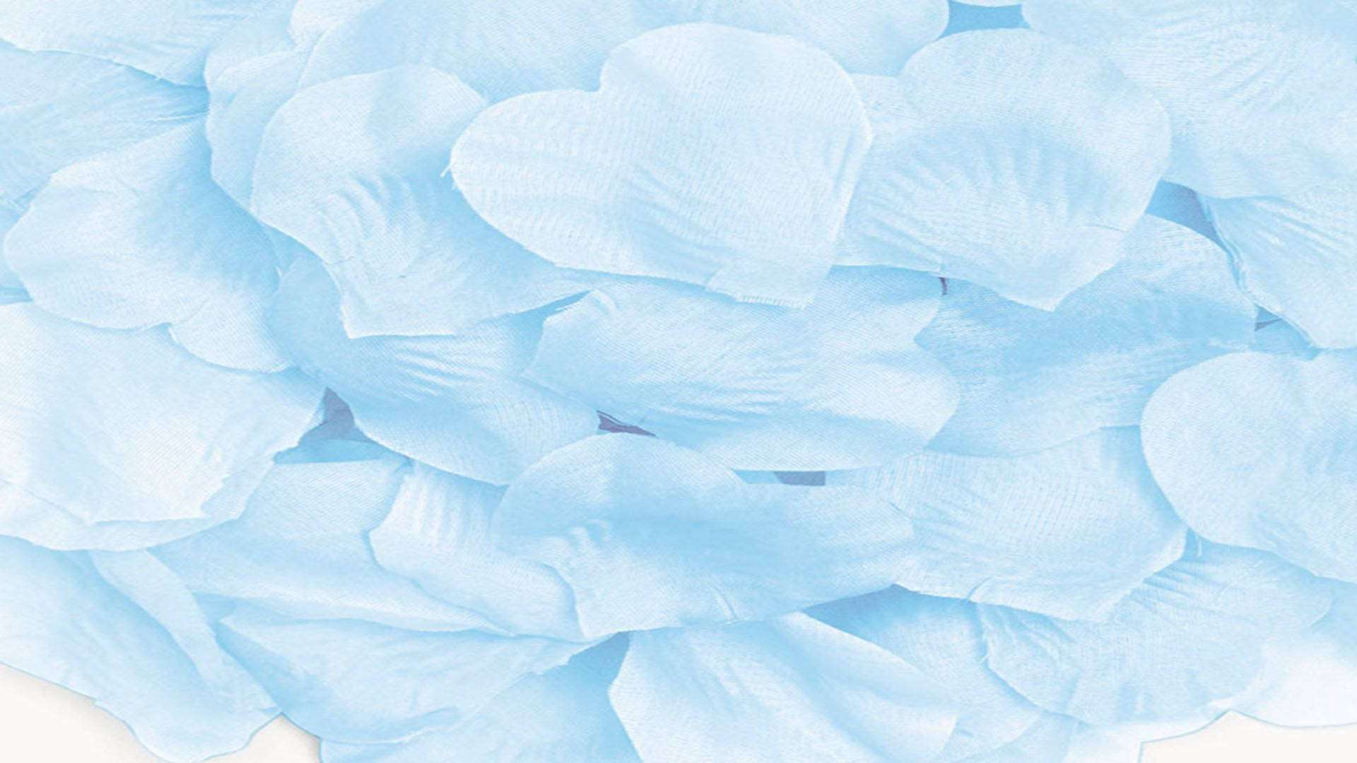 Baby Blue Heart Leaves Background
