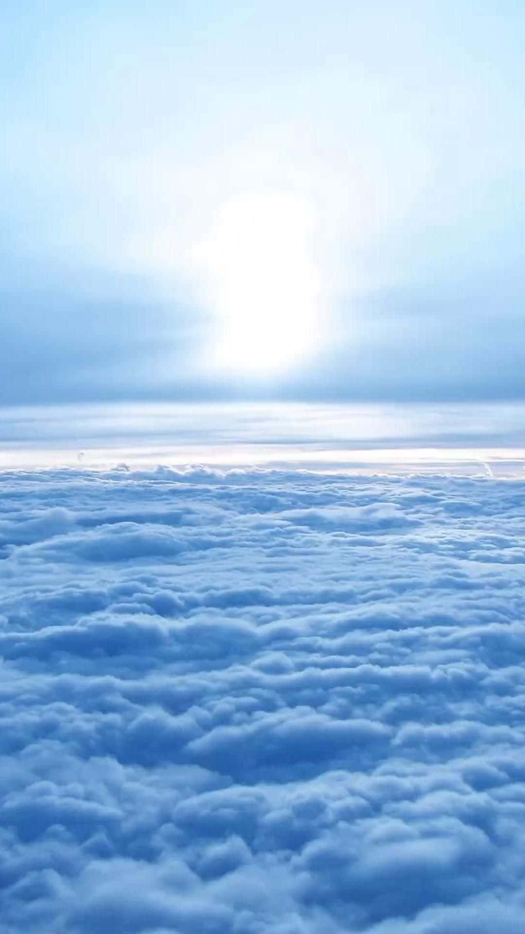 Baby Blue Light Blue Aesthetic Cloud Sea