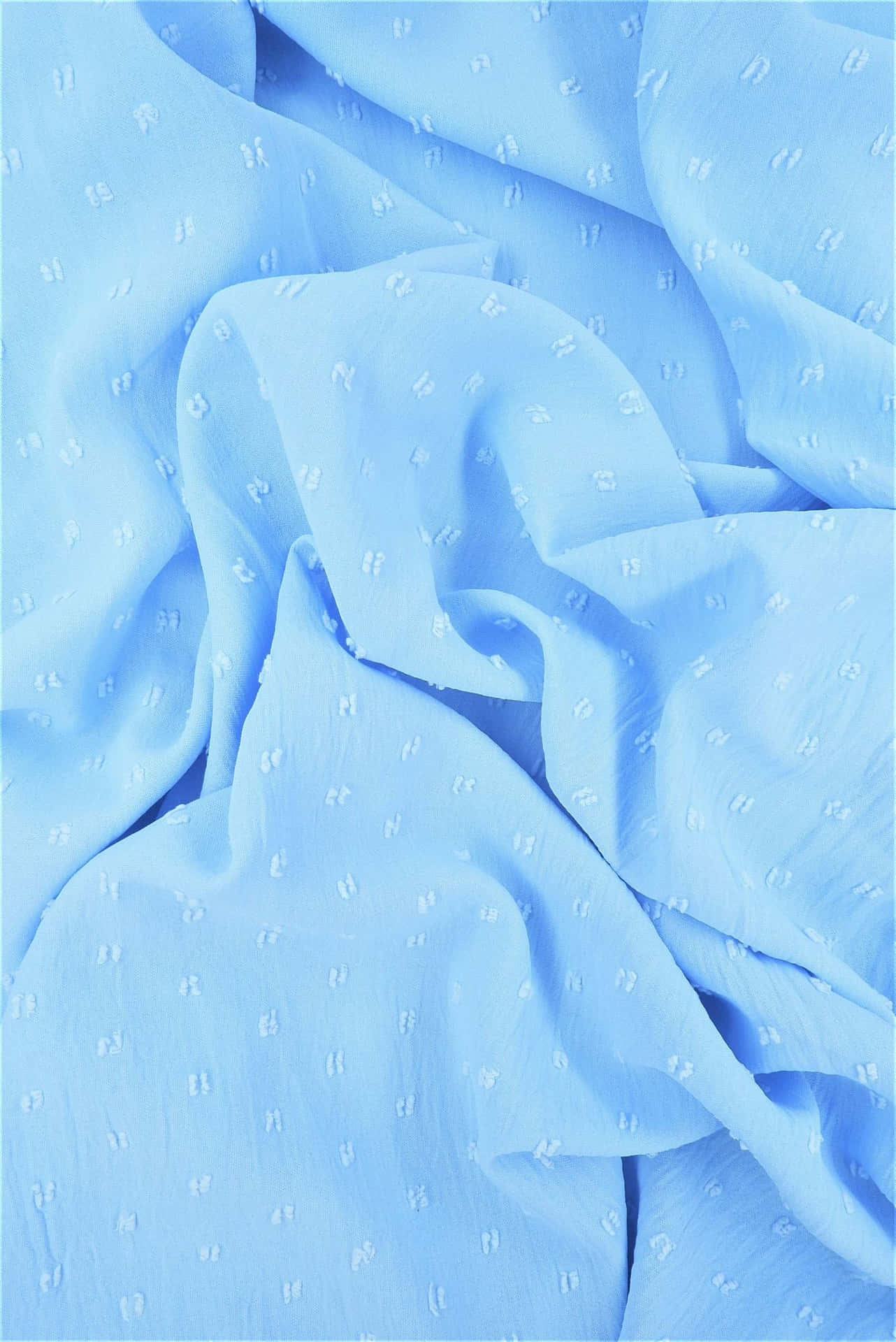 Baby Blue Light Blue Aesthetic Embroidered Cloth