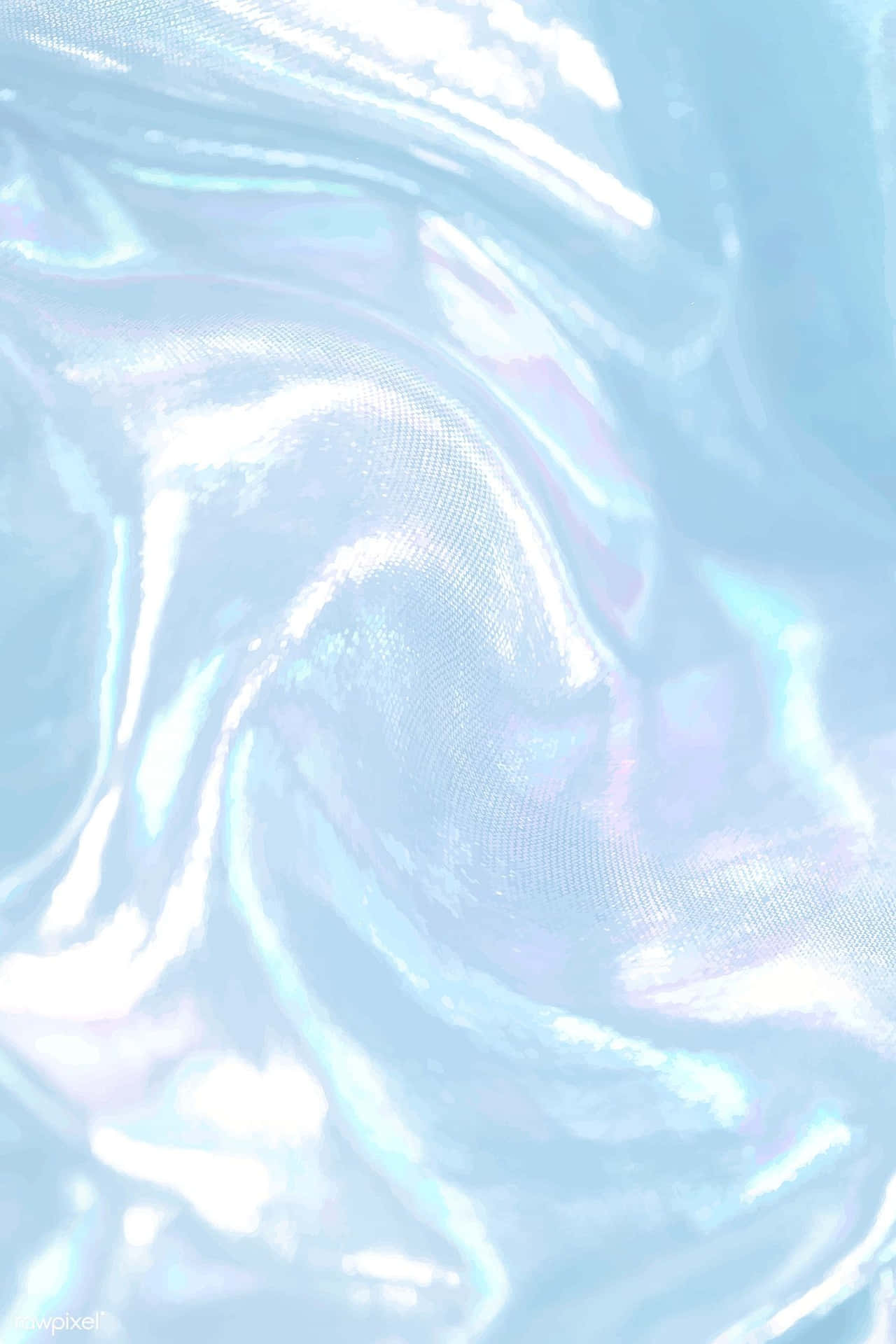 Baby Blue Light Blue Aesthetic Holographic Background Background