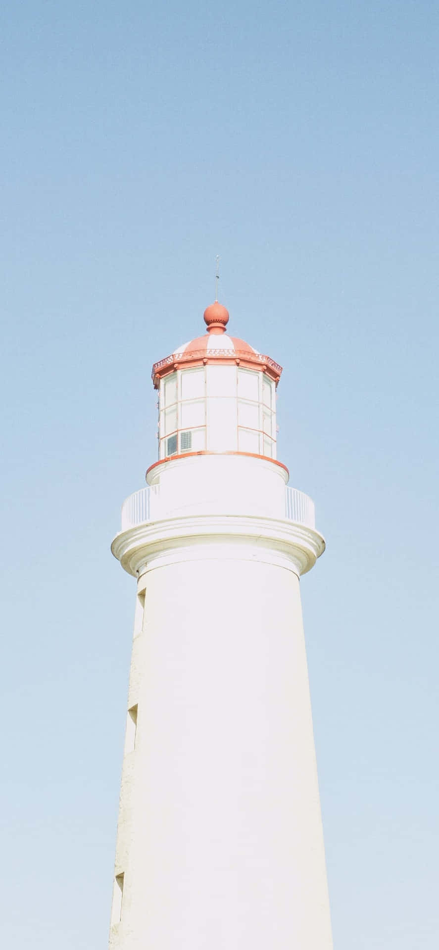 Baby Blue Light Blue Aesthetic Lighthouse Photography Background