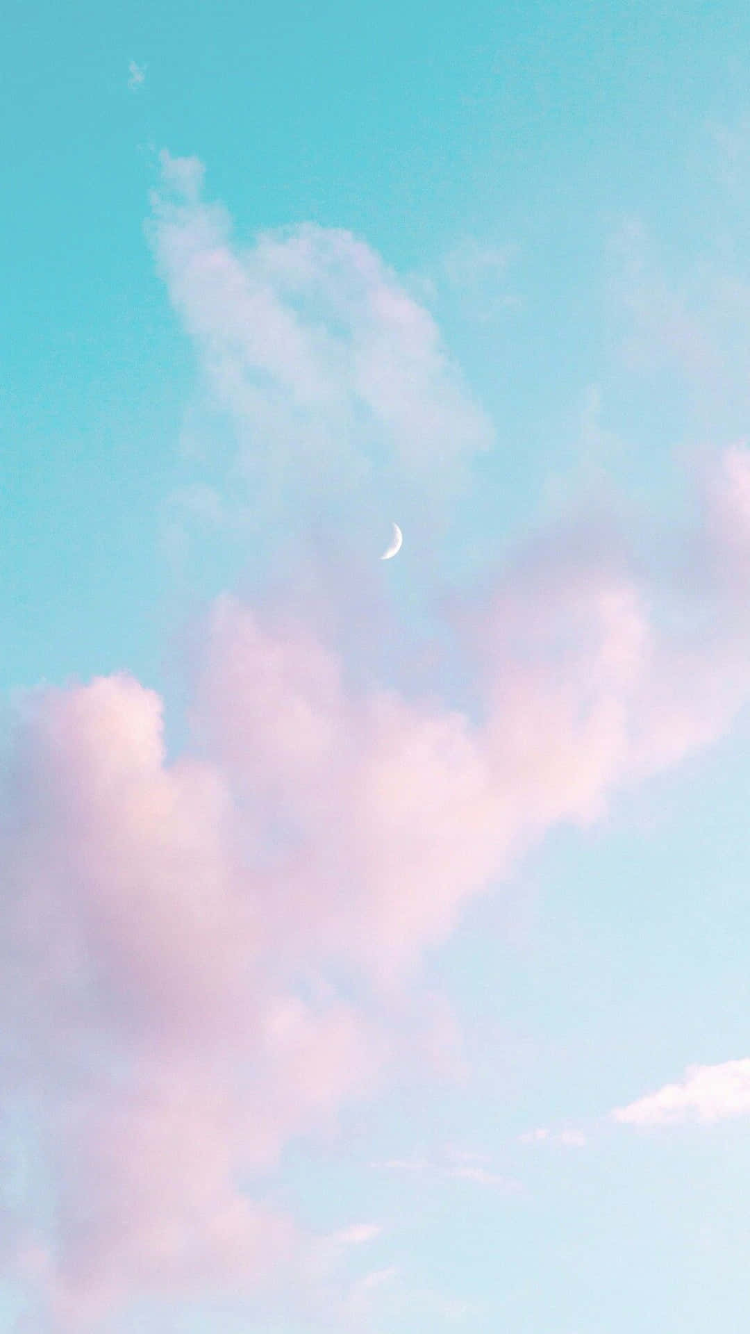 Baby Blue Light Blue Aesthetic Pink Clouds