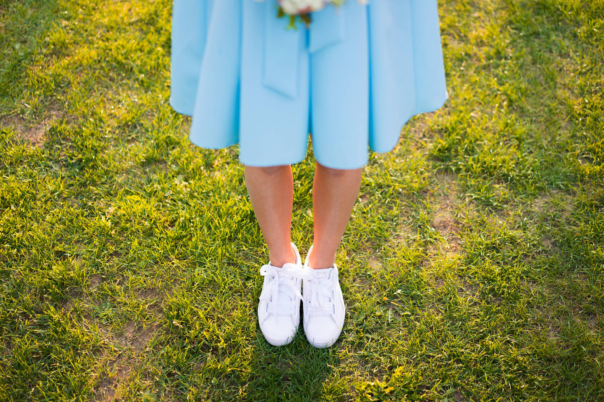 Baby Blue Pastel Aesthetic Dress Background