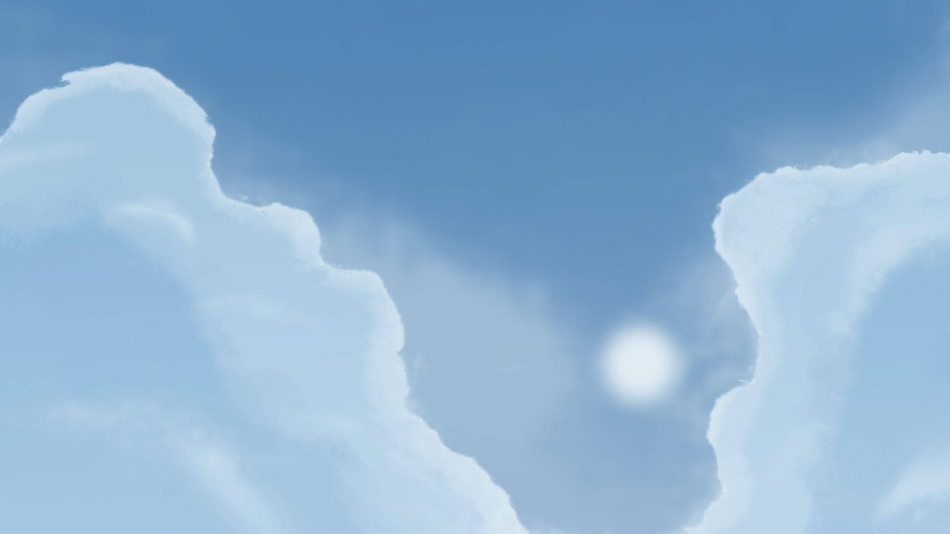 Baby Blue Sky At Daylight Background