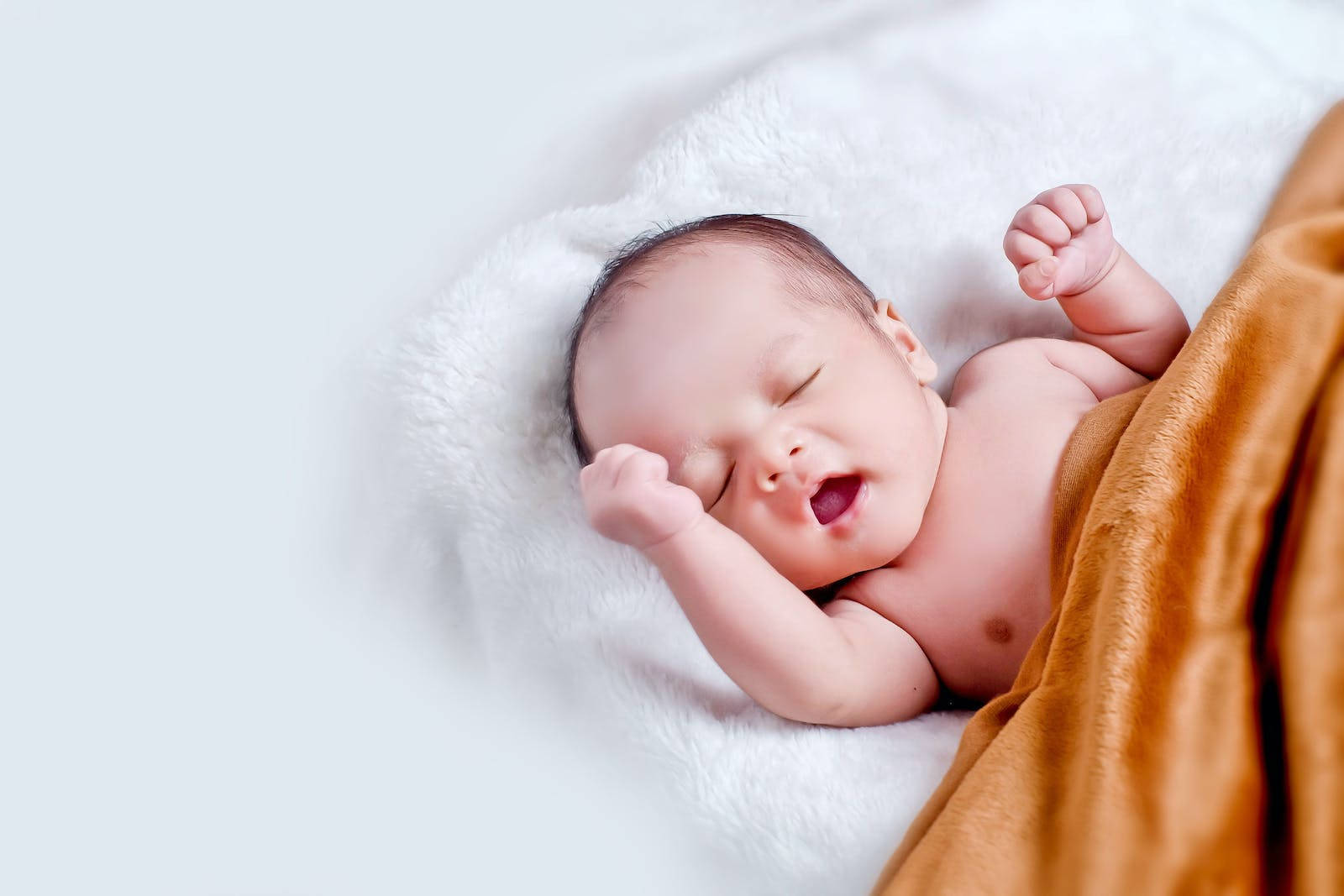 Baby Boy Sleeping Background