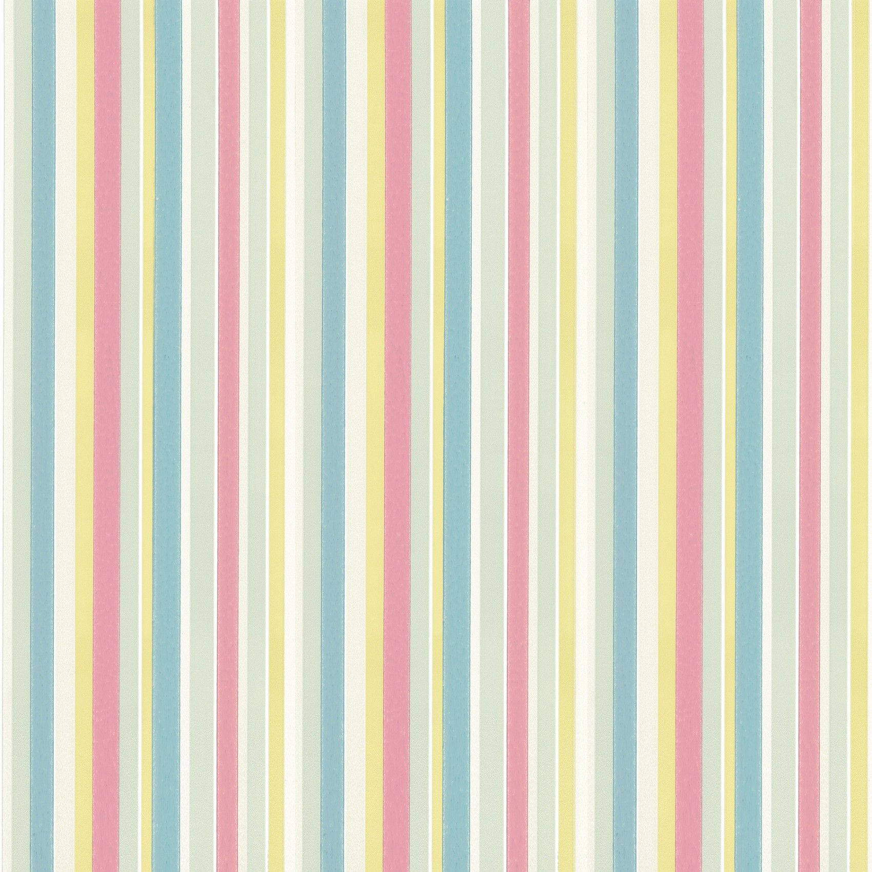 Baby Colors Pastel Striped Pattern Background