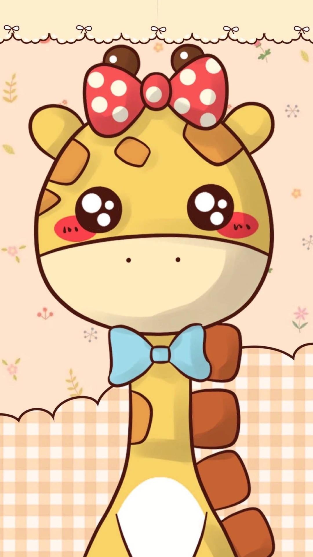 Baby Giraffe Cute Graphic Art Background