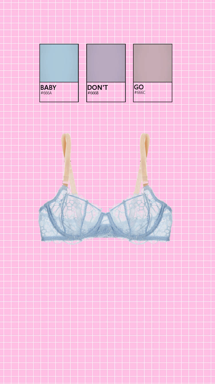 Baby Girl Aesthetic Don't Go Bra Background