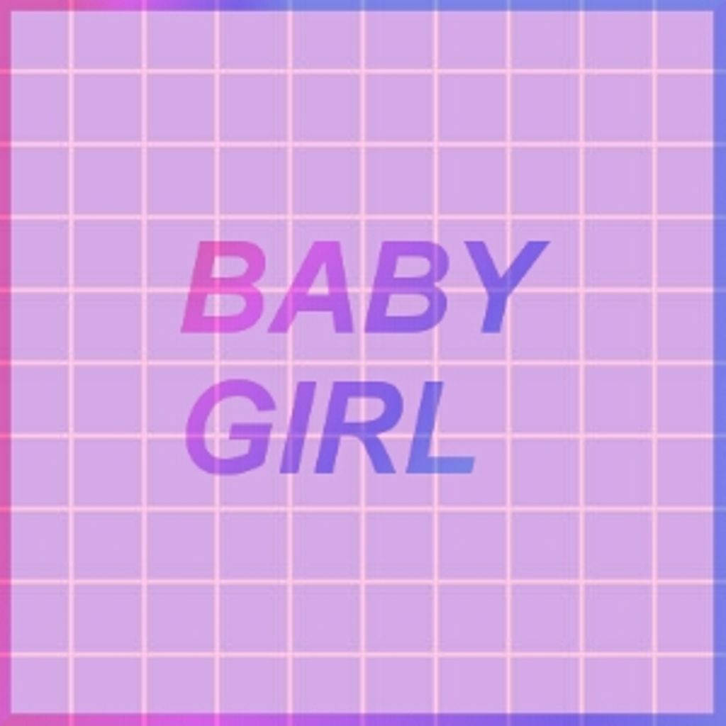 Baby Girl Aesthetic Purple Checkers Background