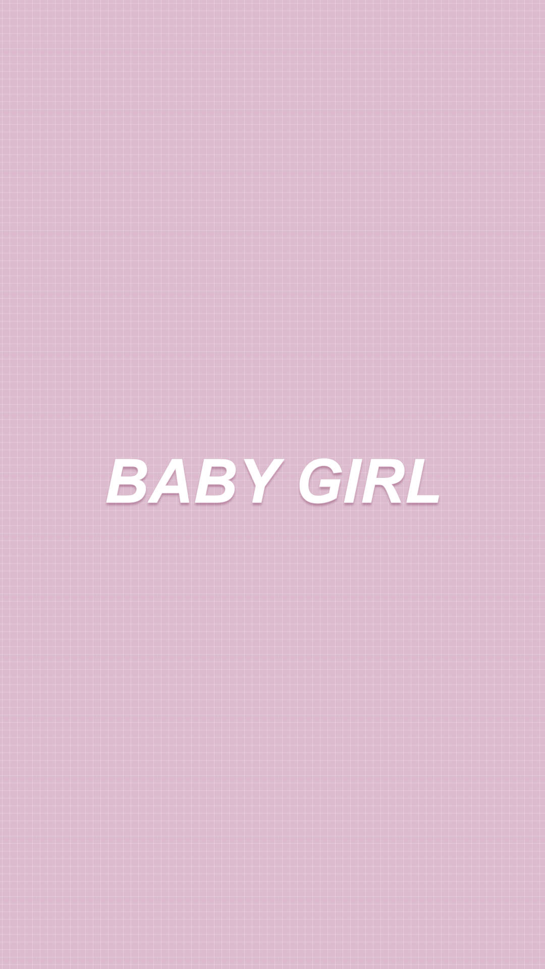 Baby Girl Minimalist Mauve Aesthetic Background