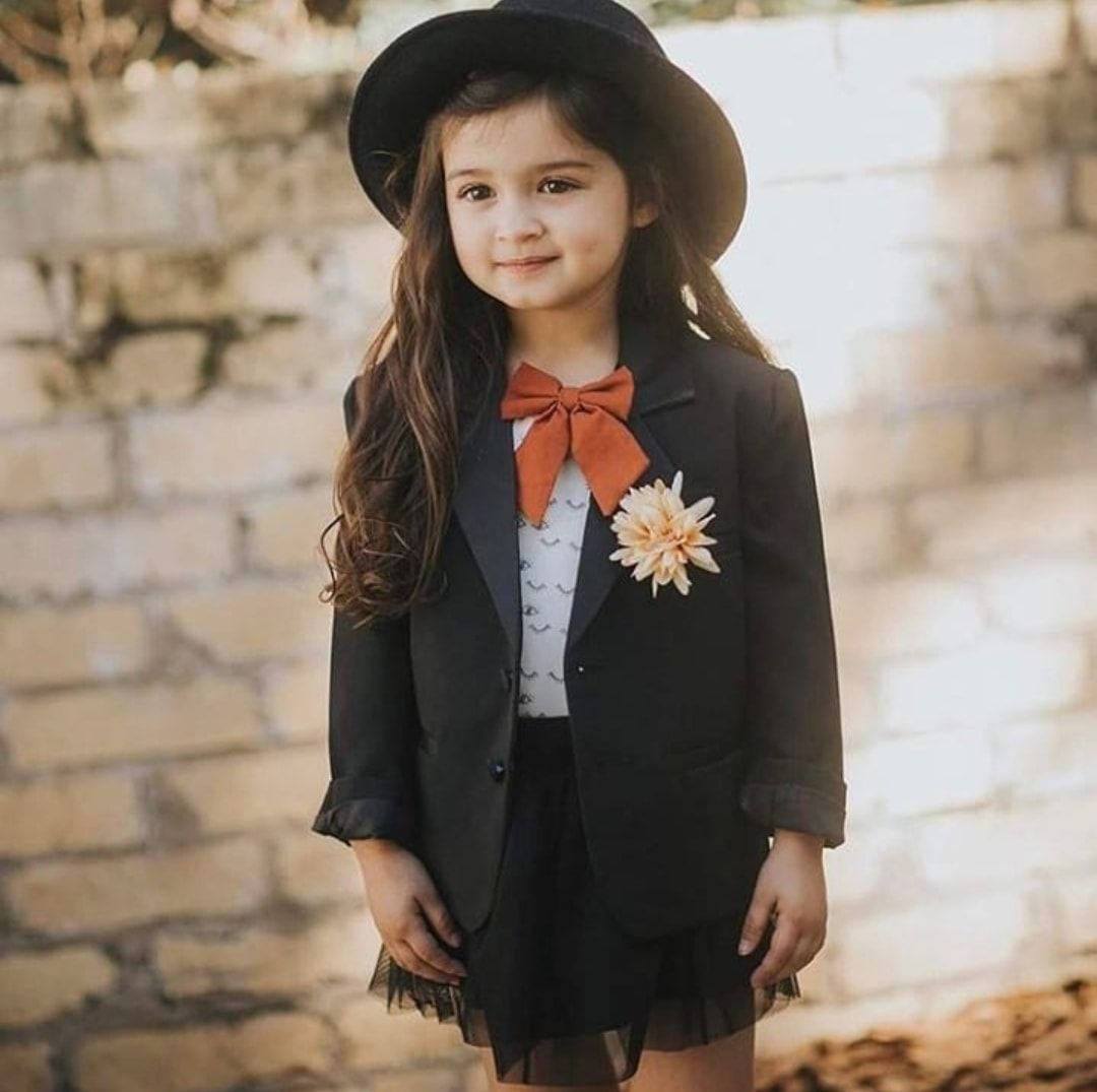 Baby Girl Red Bow Tie