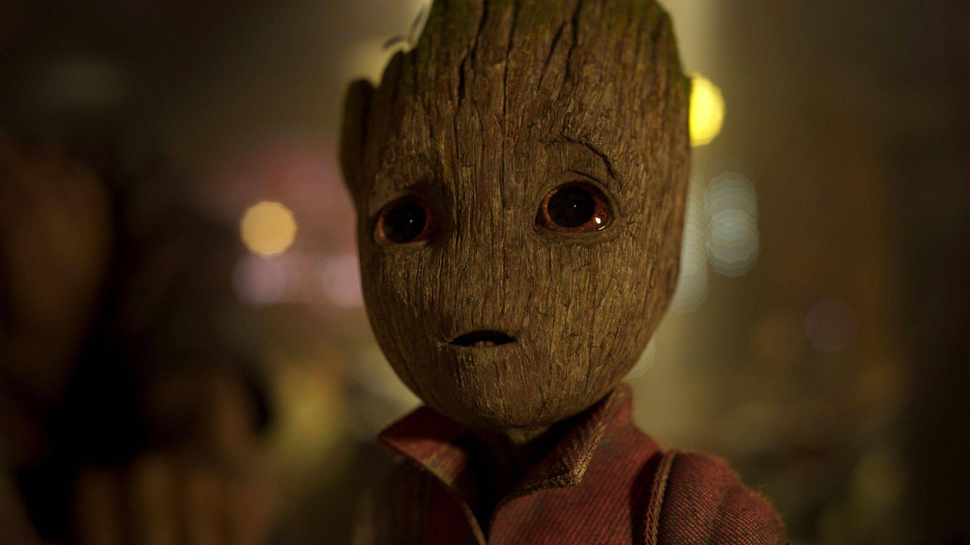 Baby Groot Cute Face Background