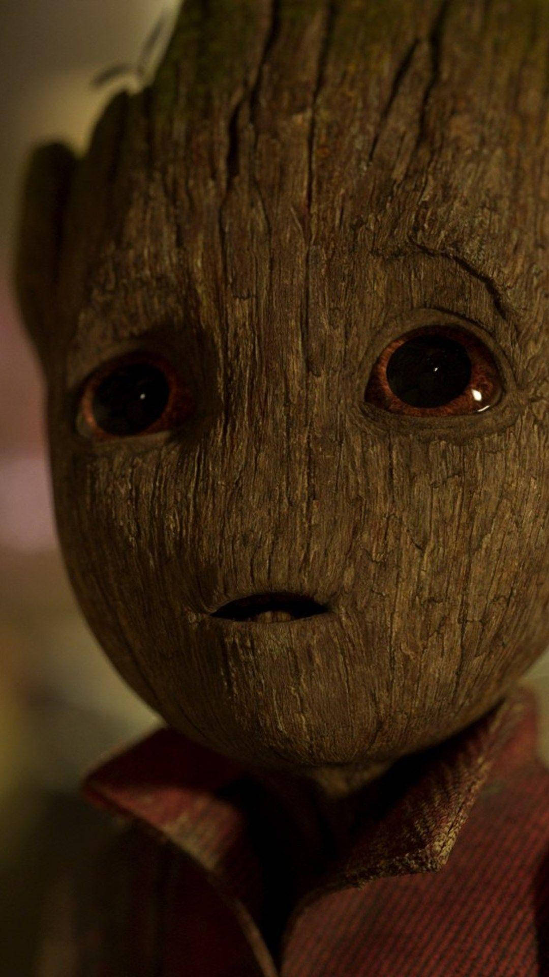 Baby Groot Face Background