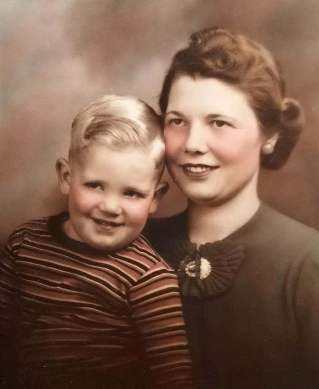 Baby Jim Mcdermott And Mother