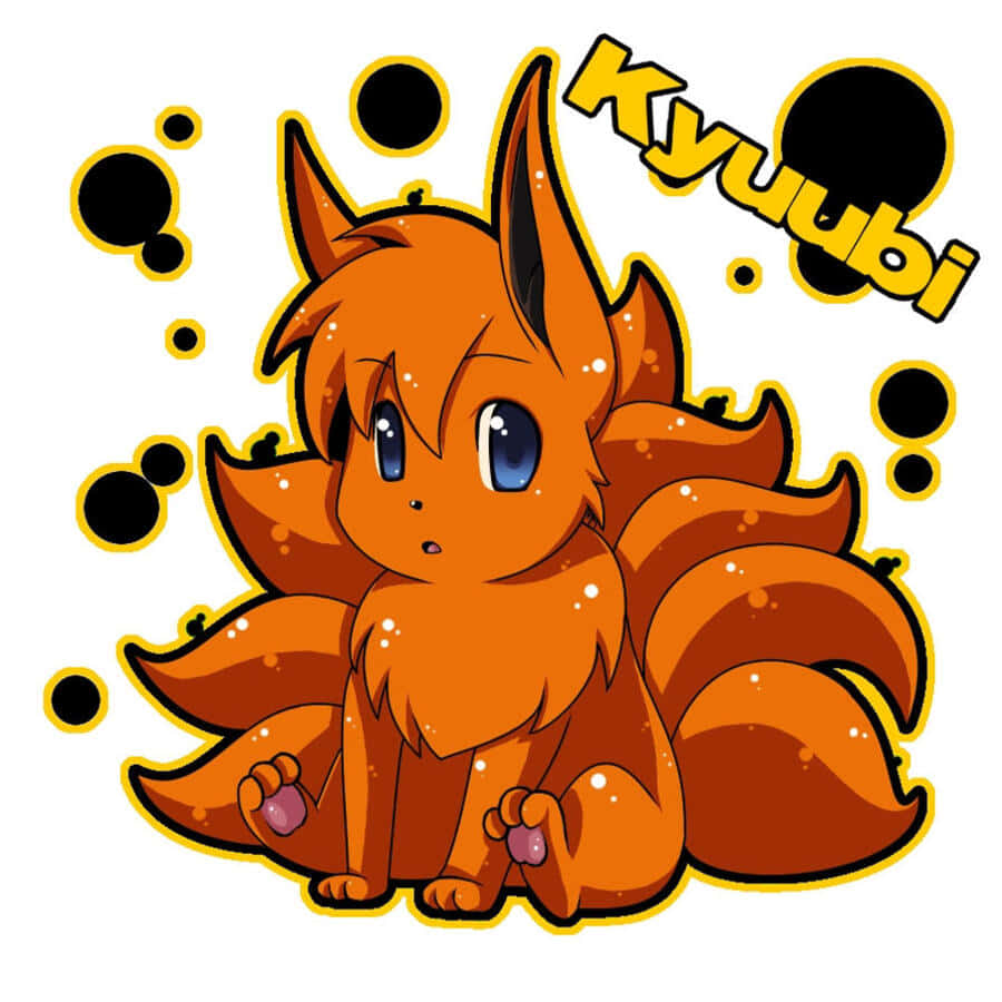 Baby Kurama: The Cutest Nine-tails Fox Background