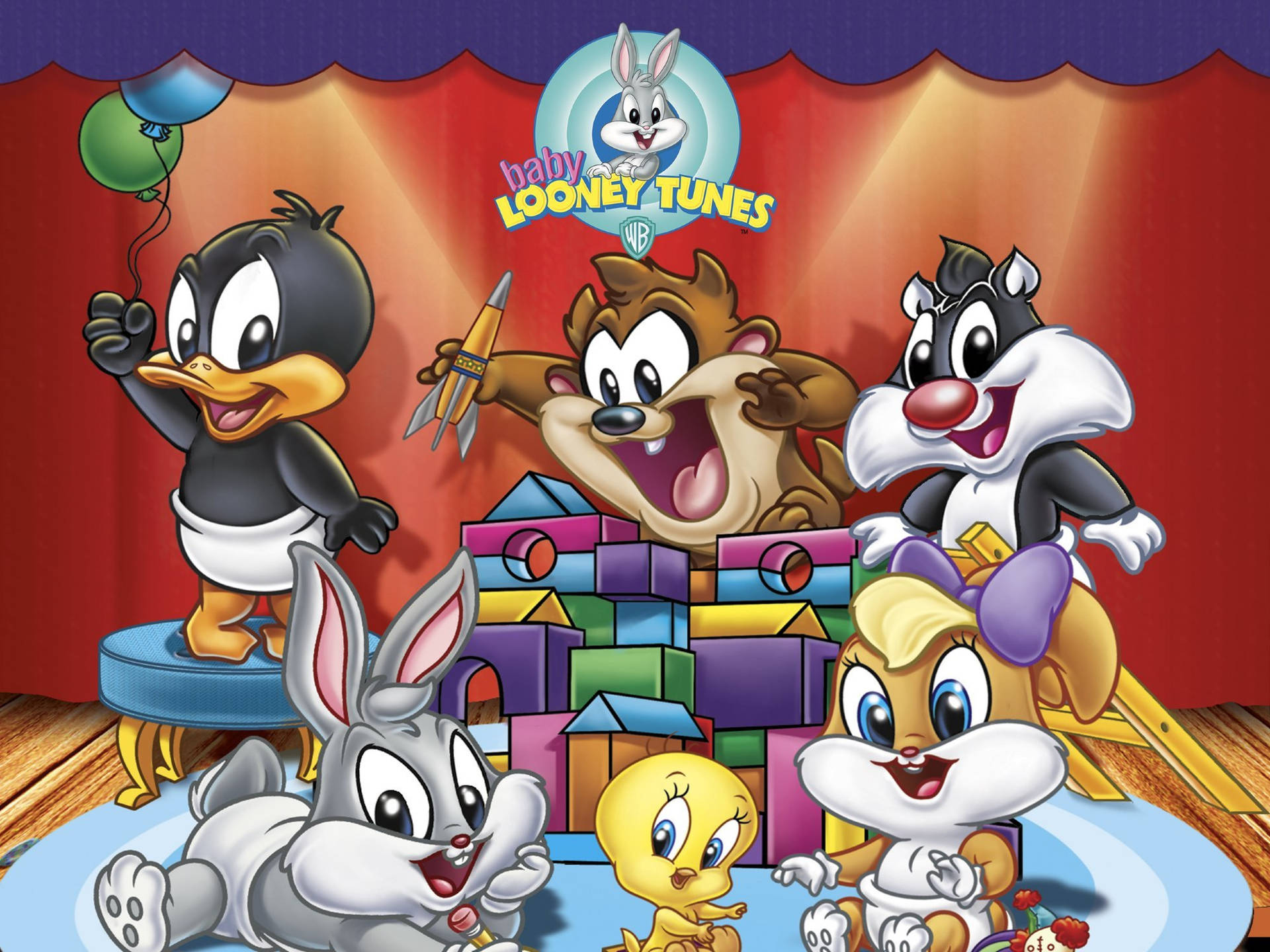 Baby Looney Tunes Onstage Background