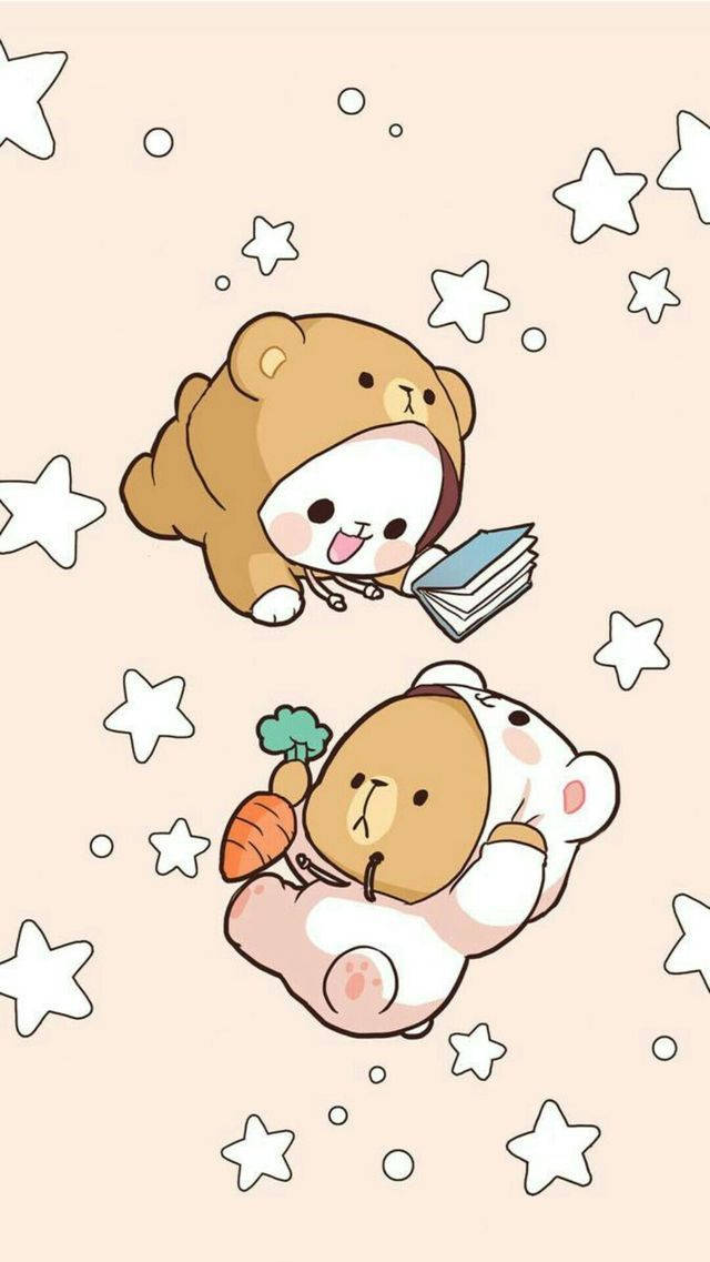 Baby Milk And Mocha Bears Background