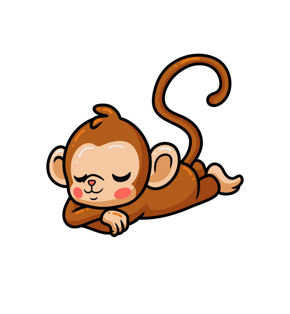 Baby Monkey Clipart Background