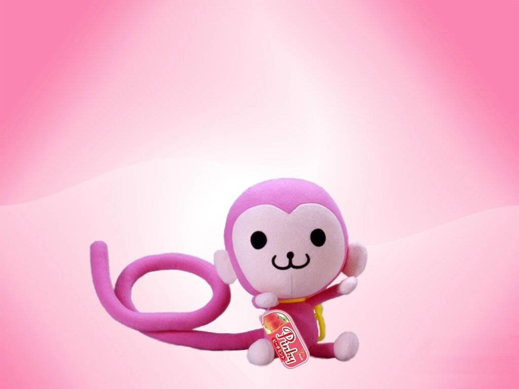 Baby Monkey Pinky Background