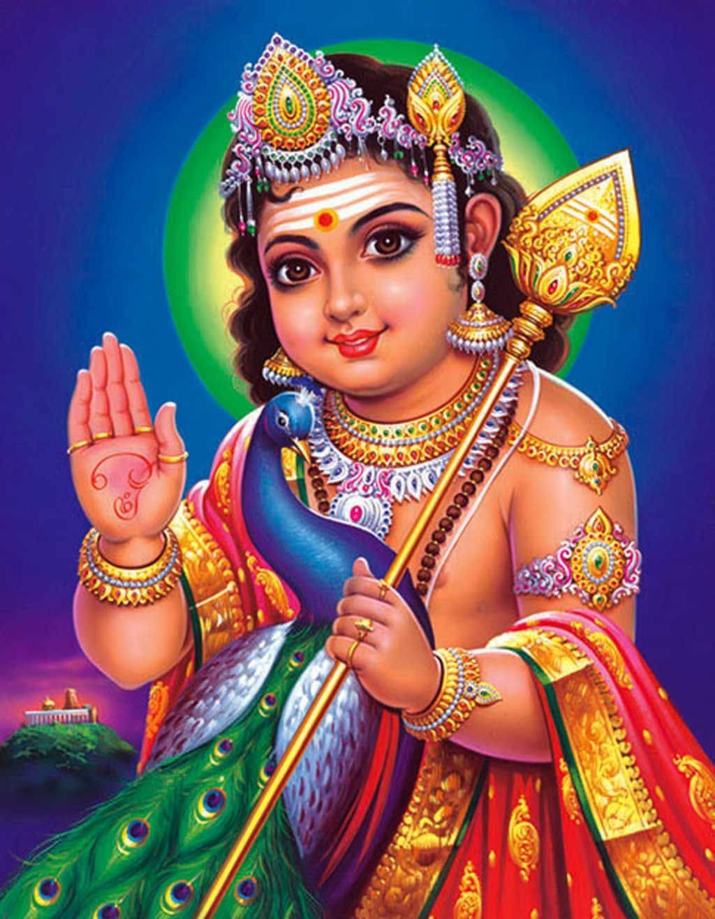 Baby Murugan And Paravani Background