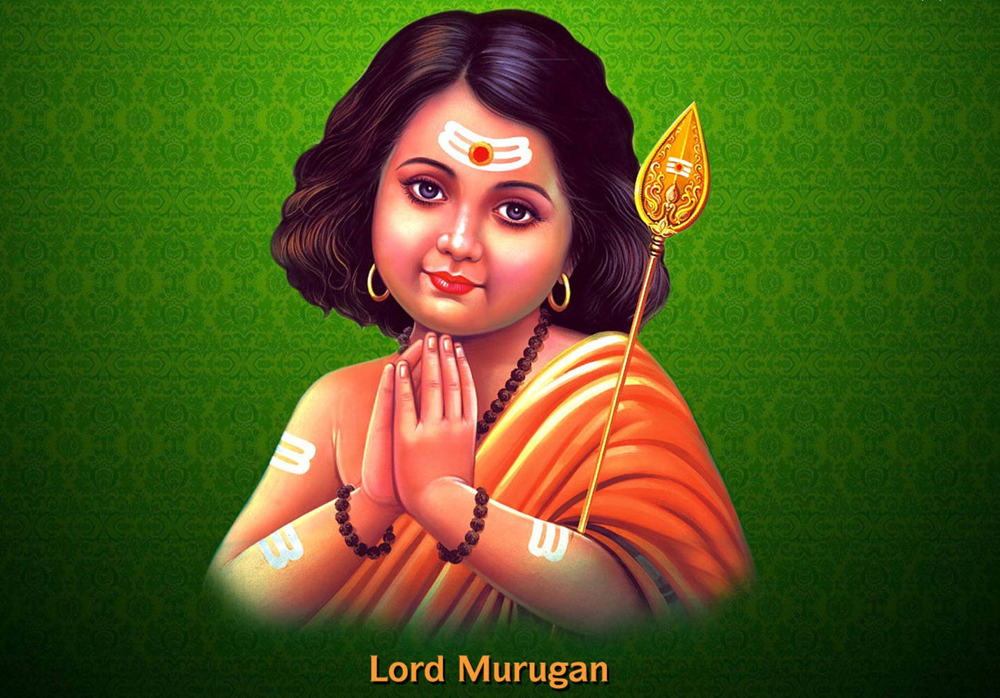 Baby Murugan Indian Deity Background