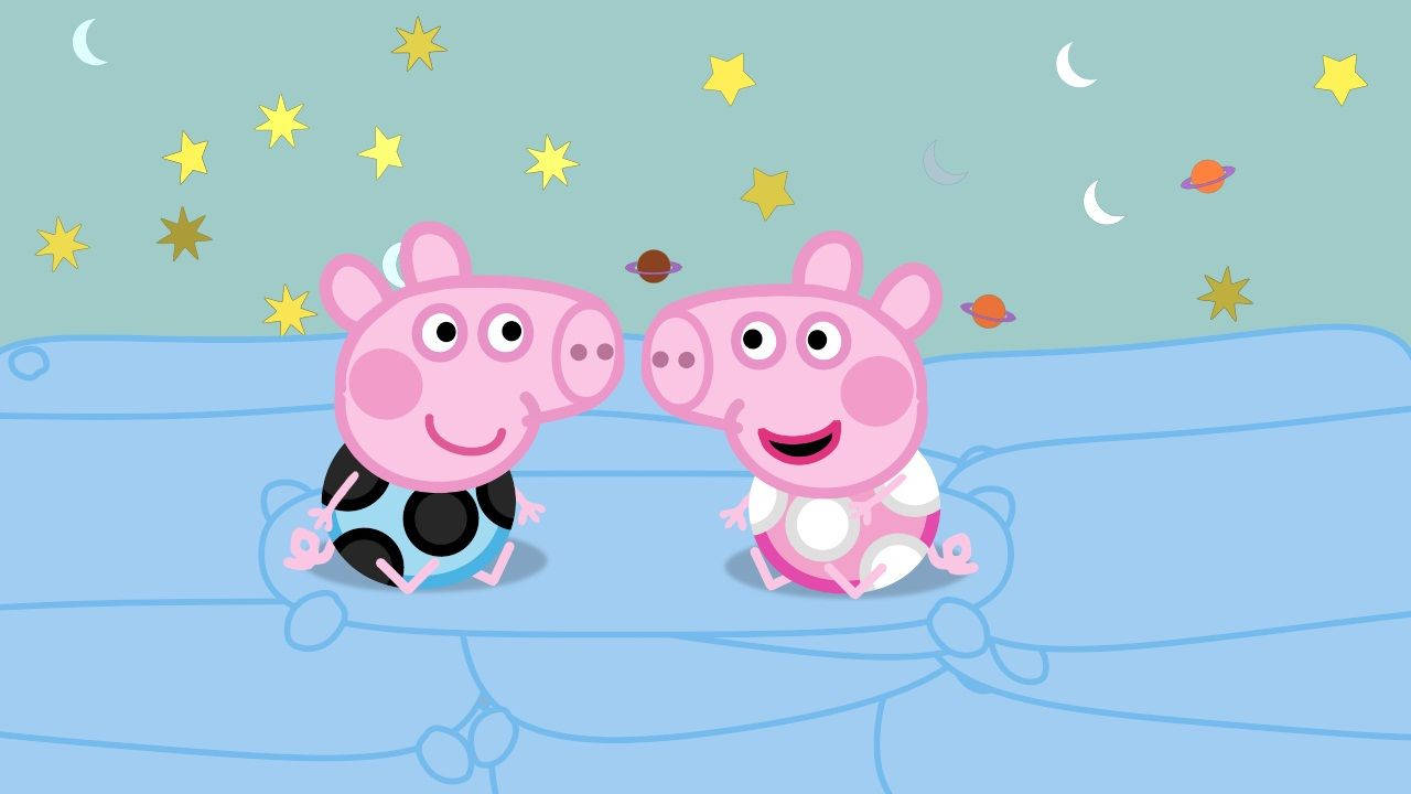 Baby Peppa Pig And George Background