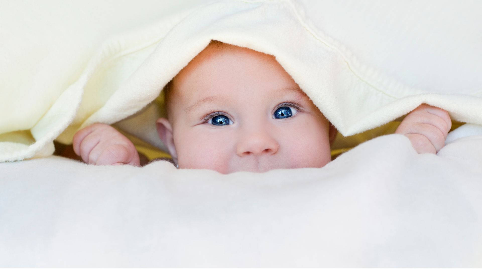 Baby Photography Newborn With Blue Eyes Background