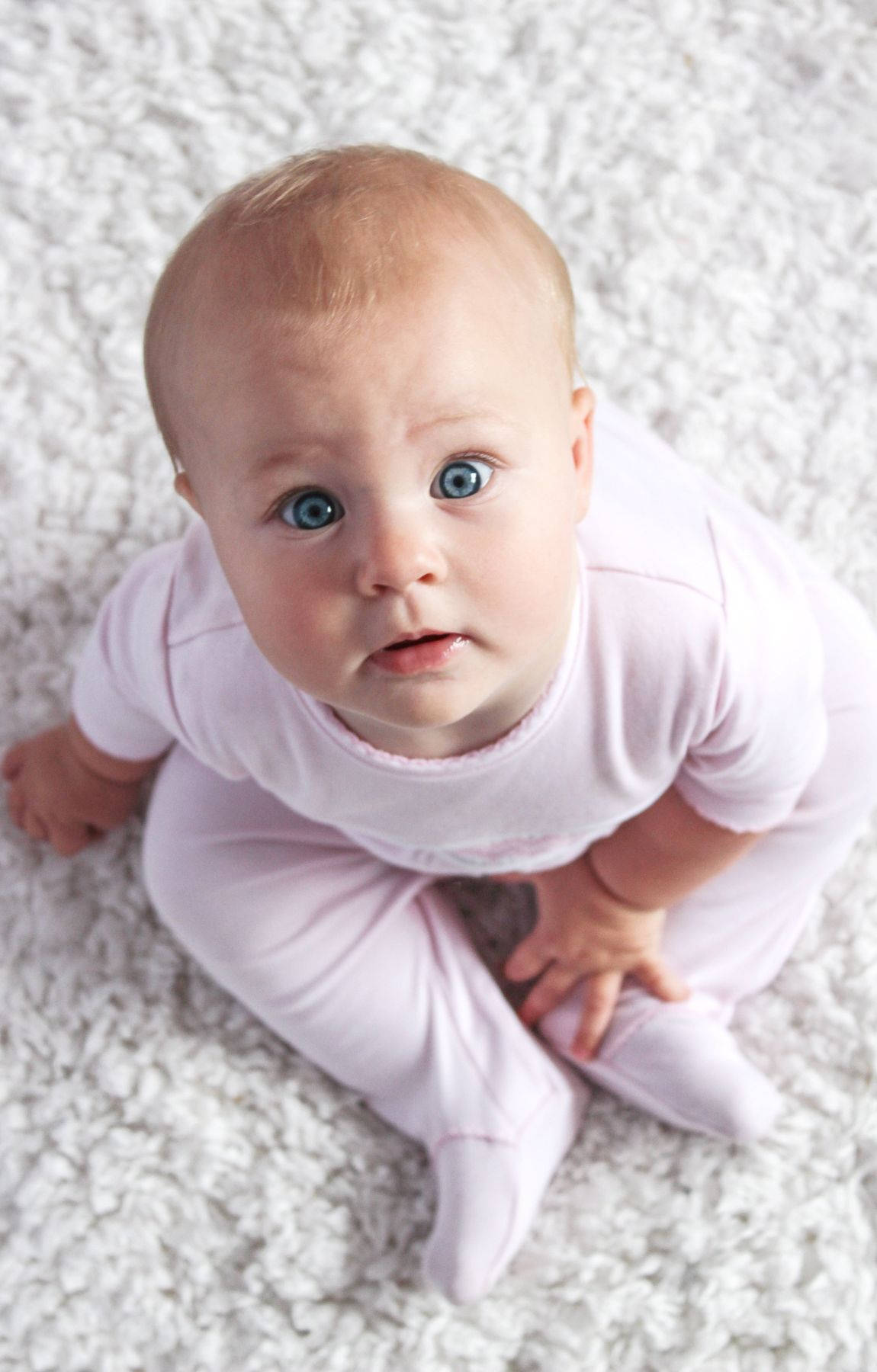 Baby Photography Toddler Seated On Floor Background