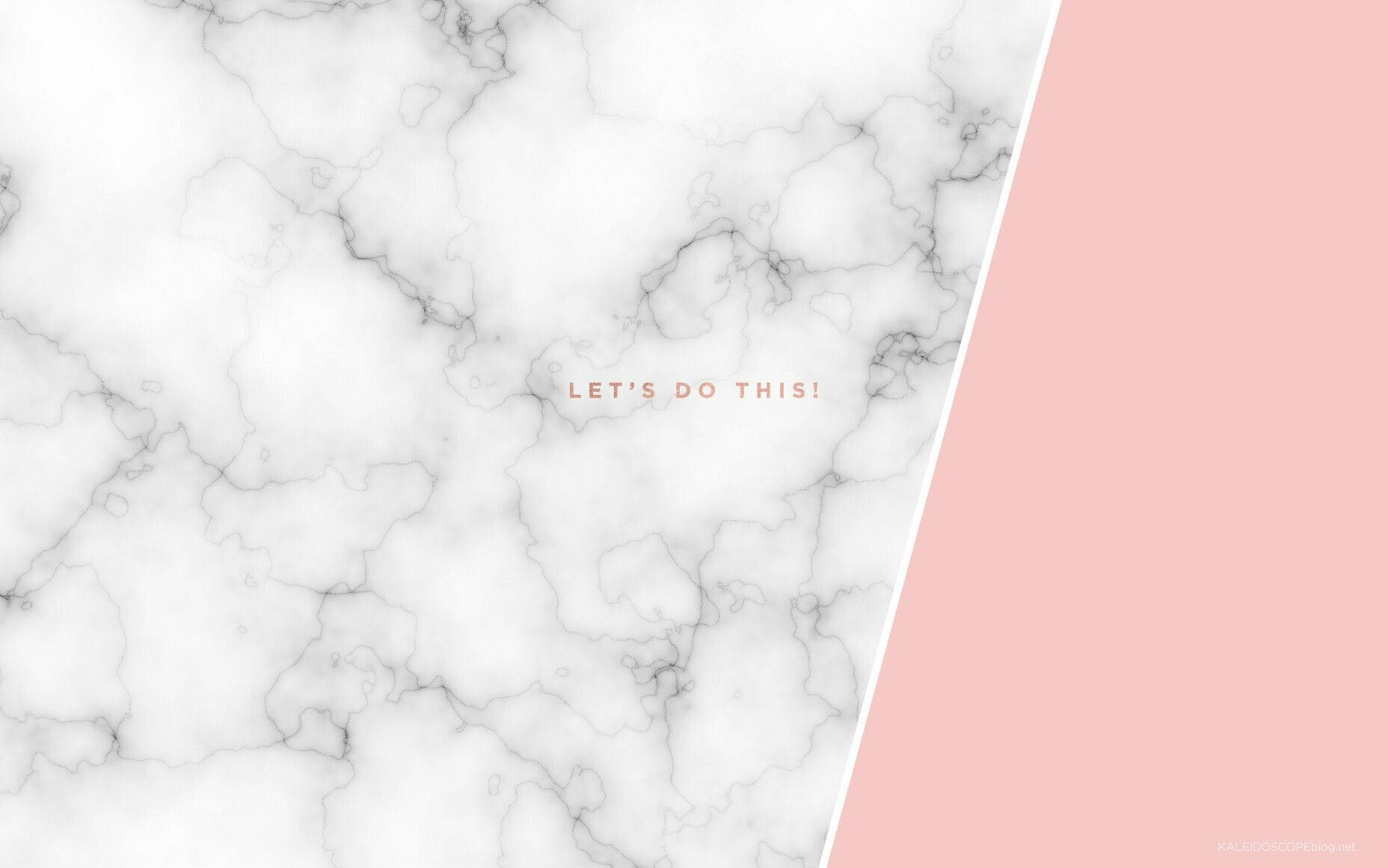 Baby Pink And White Marble Background