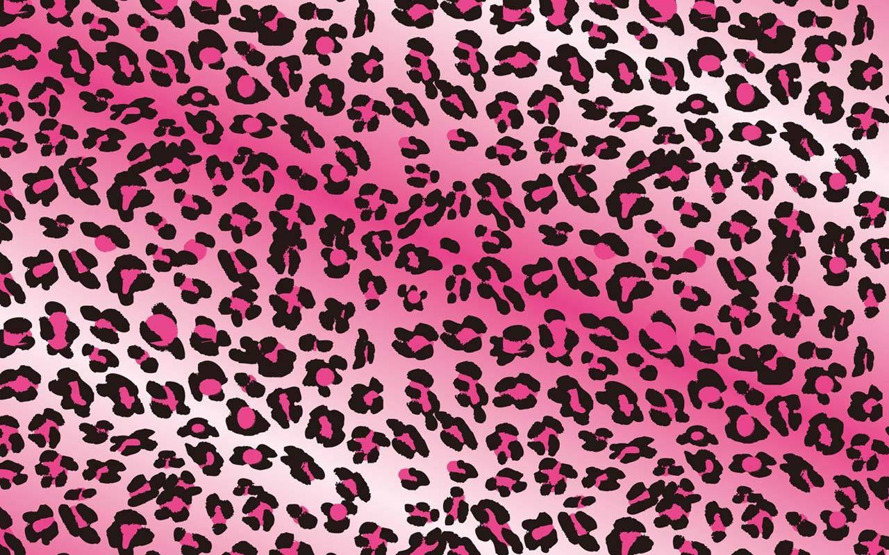 Baby Pink Cheetah Print Background