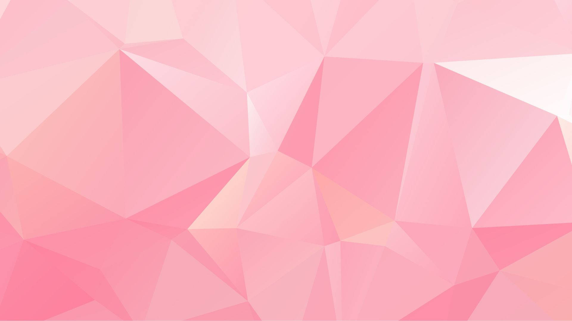Baby Pink Geometric Art