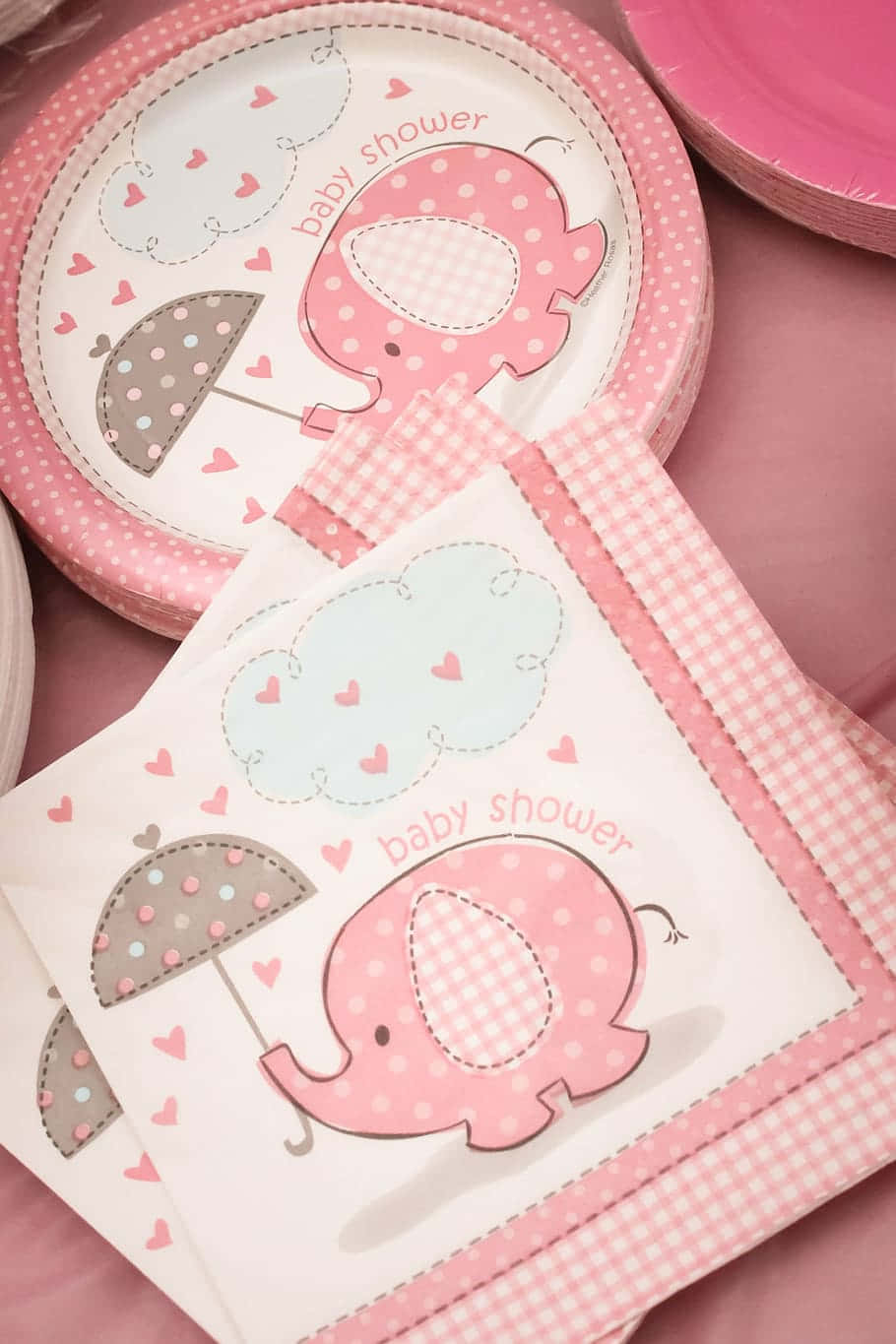 Baby Shower Party Supplies Background