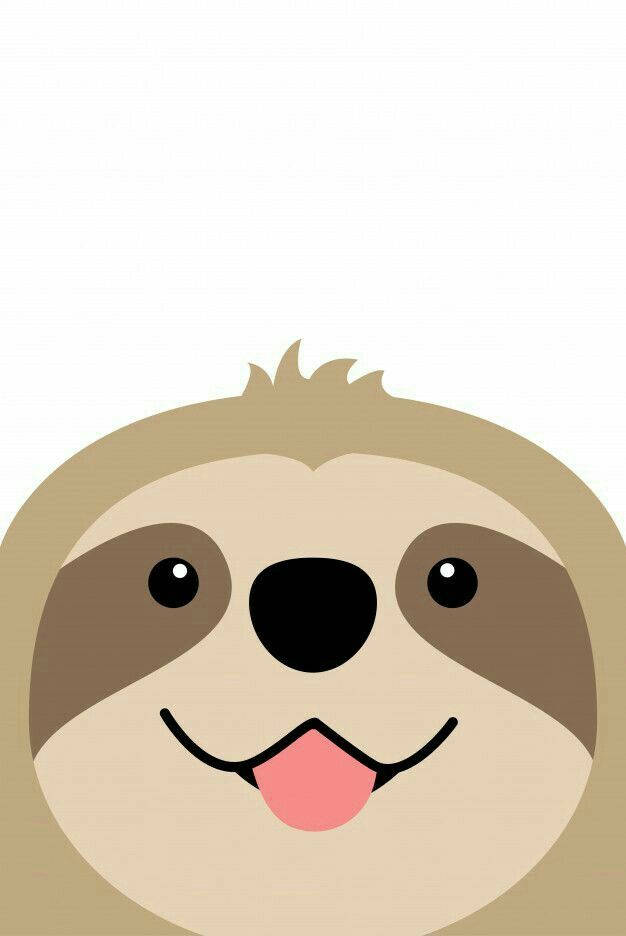 Baby Sloth Tongue Out Background