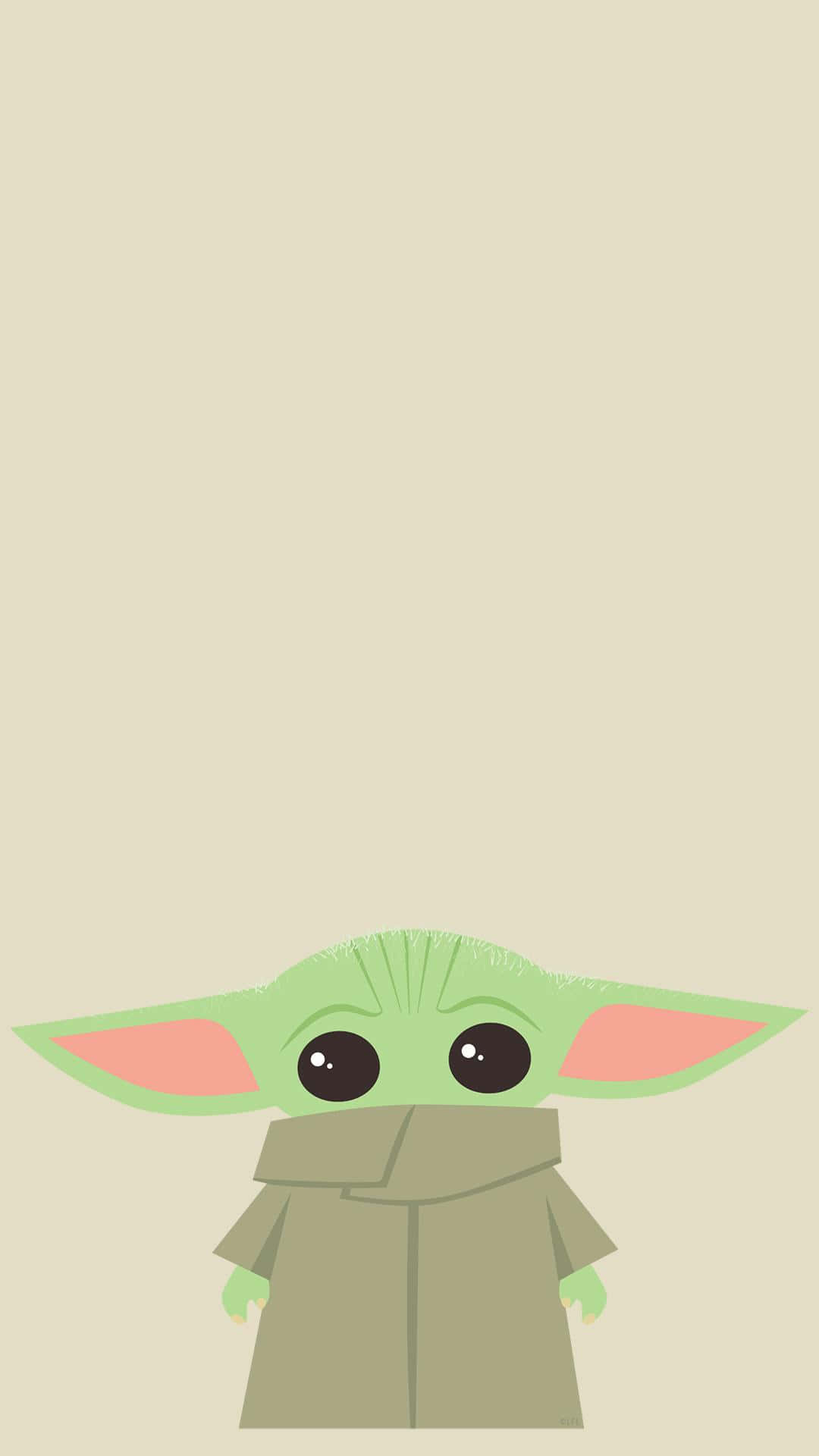 Baby Yoda Cherishes Each Moment With His Master Background